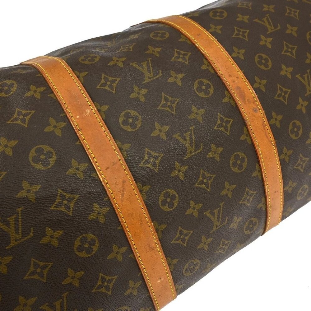 BUYIT Louis Vuitton Monogram Keepall 60 Duffle Bag M41422 MI8909 RQ01817 - Picture 3 of 11
